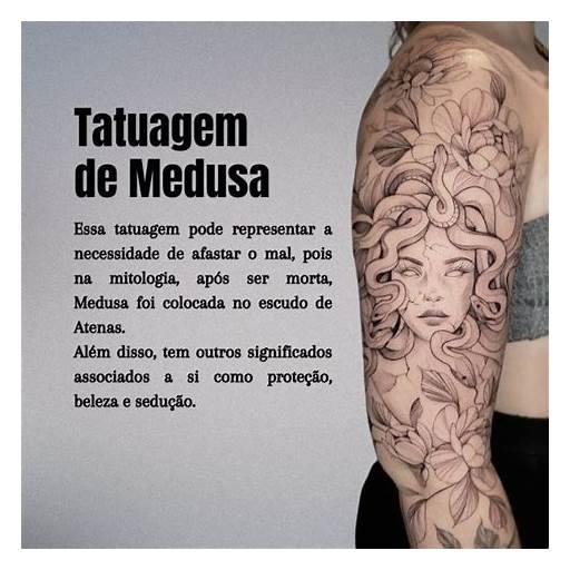 medusa tatuagem força feminina