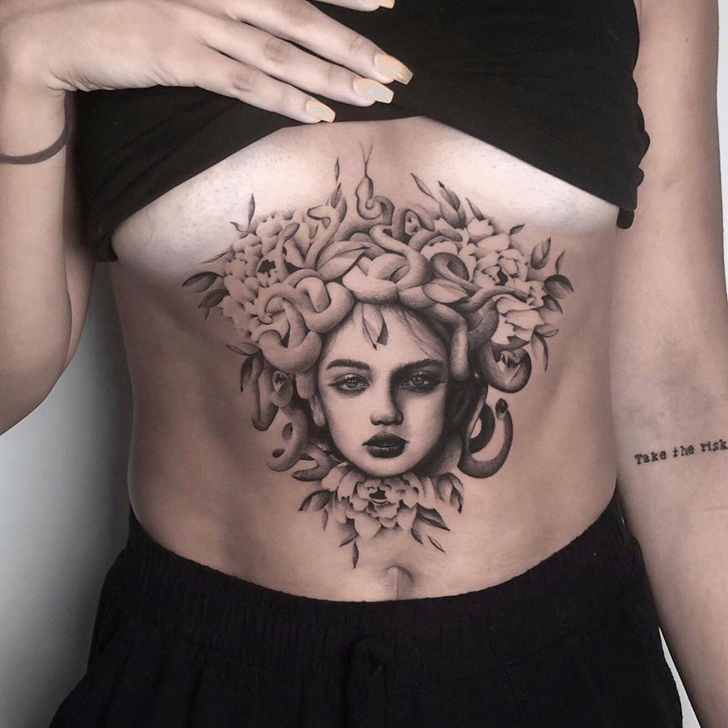 medusa tatuagem força feminina