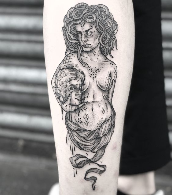 medusa tatuagem proteção