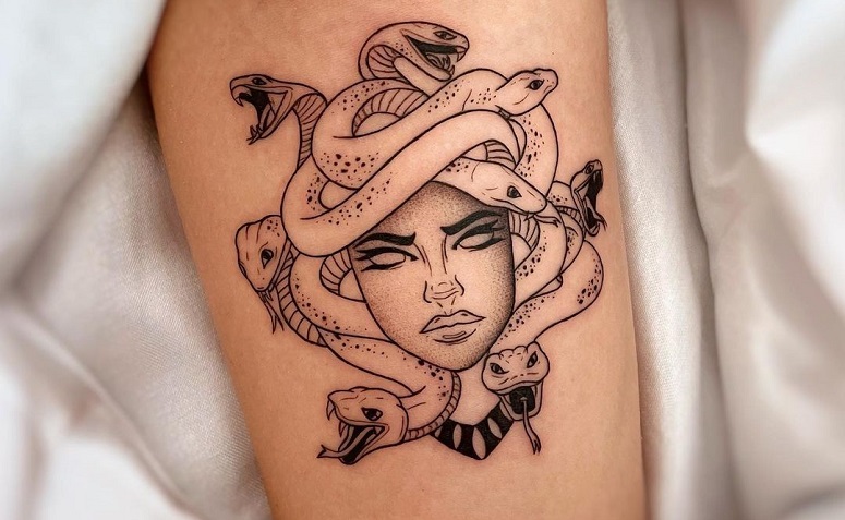 medusa tatuagem resiliência