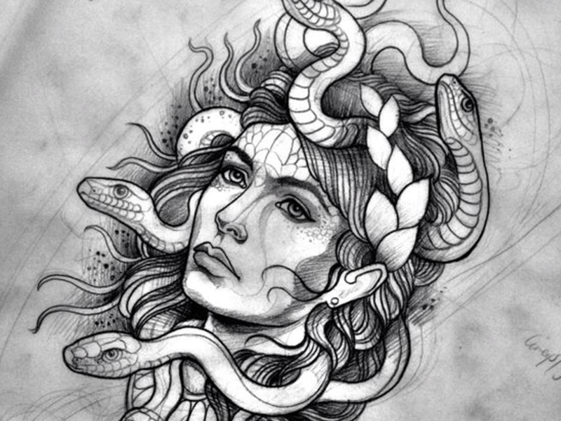 estilos tatuagem medusa