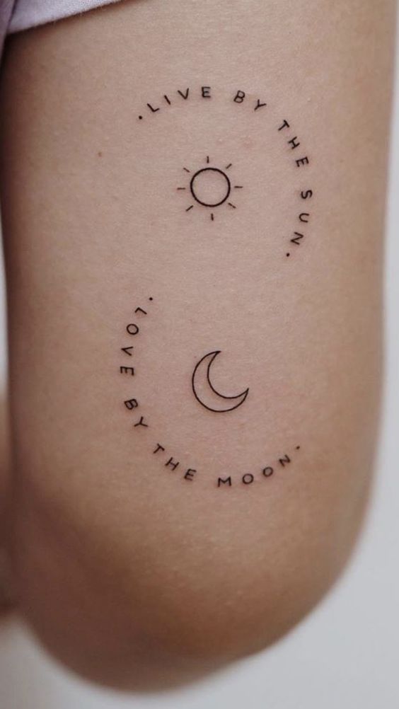 qual o significado da tatuagem lua e sol