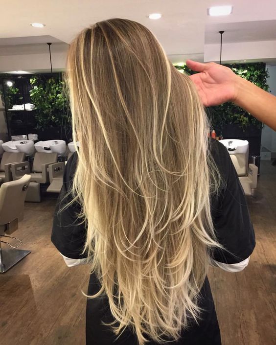 ideias de luzes em cabelo liso para 2025