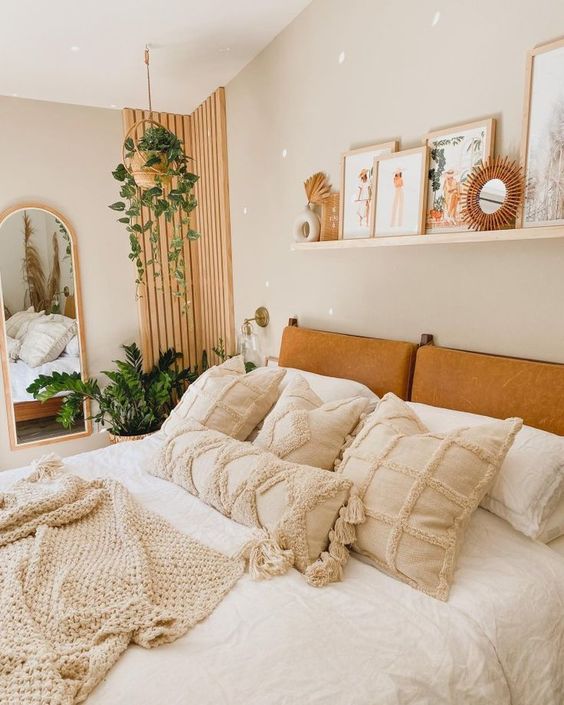 quarto casal boho moderno