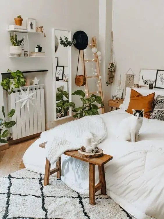 como decorar quarto casal boho