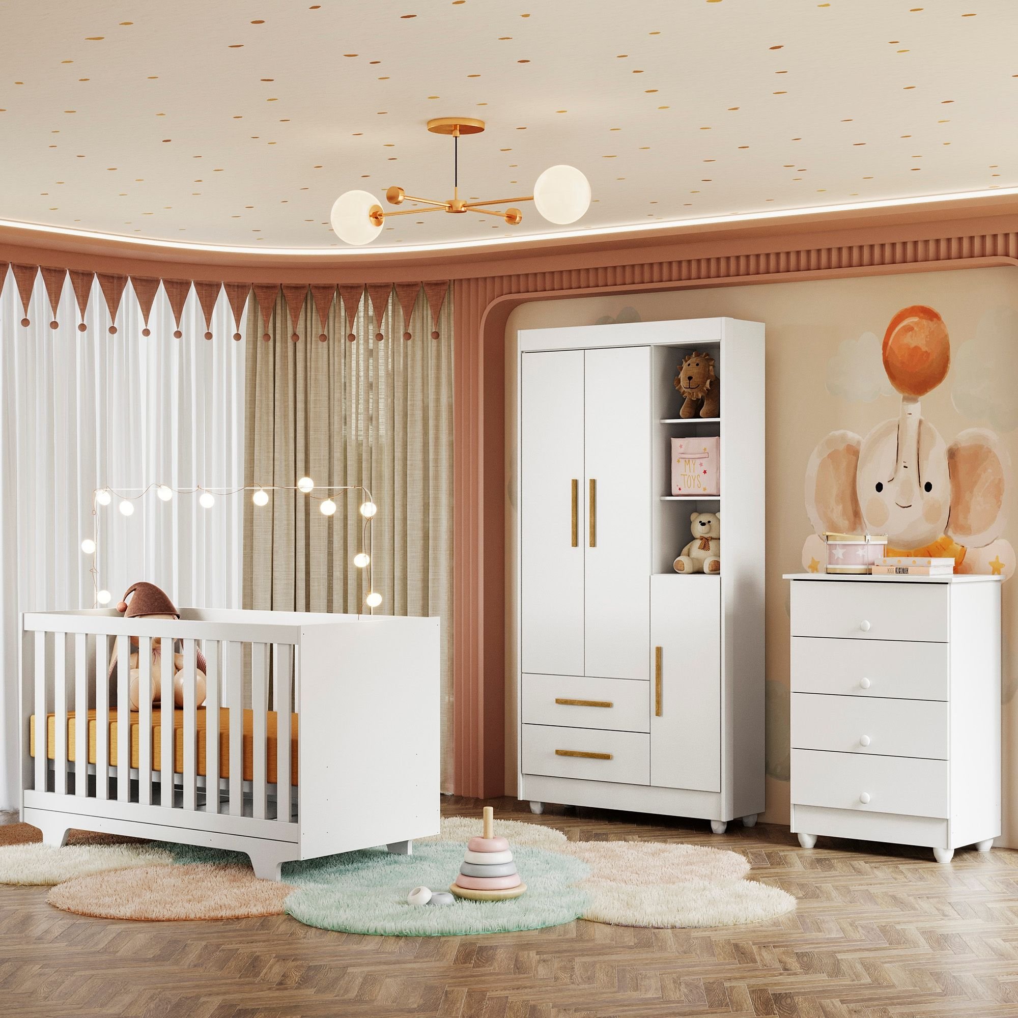 Quarto de bebê unissex