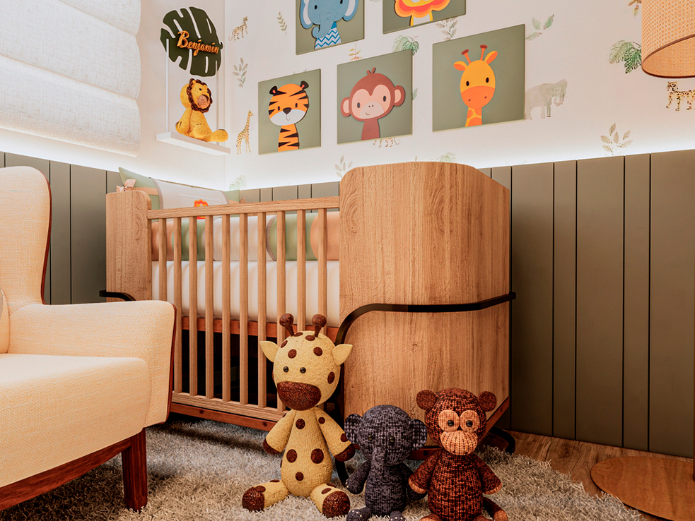 Quarto de bebê moderno