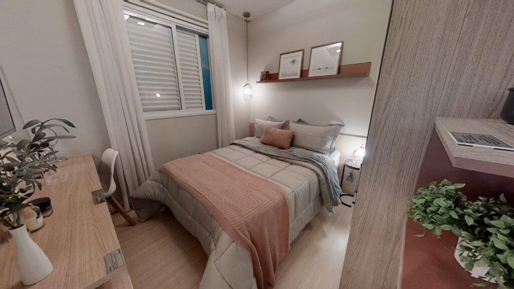 quarto de casal decorado