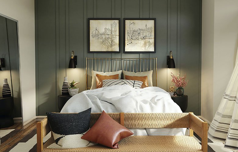 ideias de decoração quarto de casal pequeno