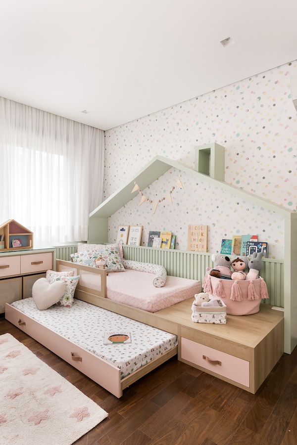 quarto de menina montessoriano
