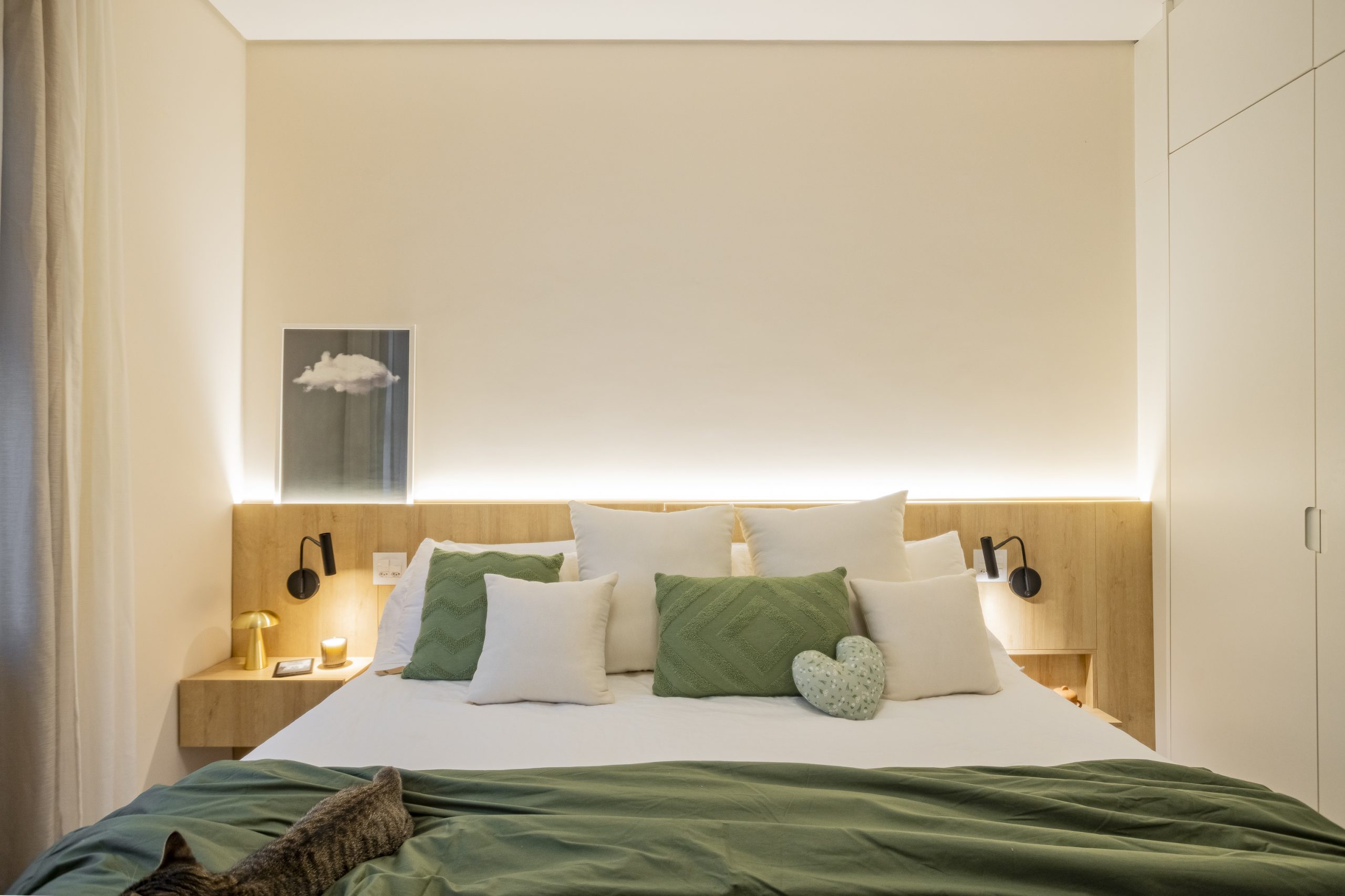 quartos de casal modernos minimalistas