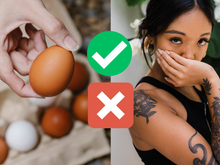 comer ovo após tatuagem