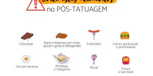 alimentos que prejudicam tatuagem