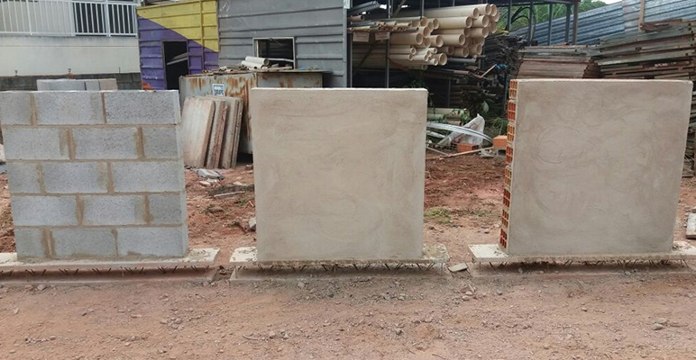 Reboco baiano para sala