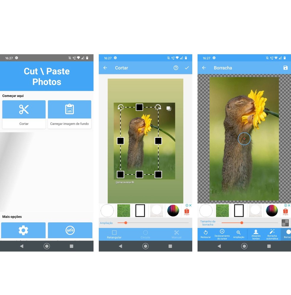 erros comuns ao recortar imagem online