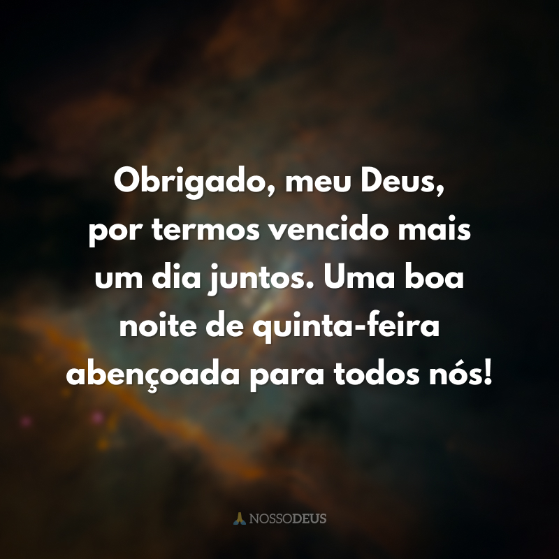 mensagem de quinta para dormir