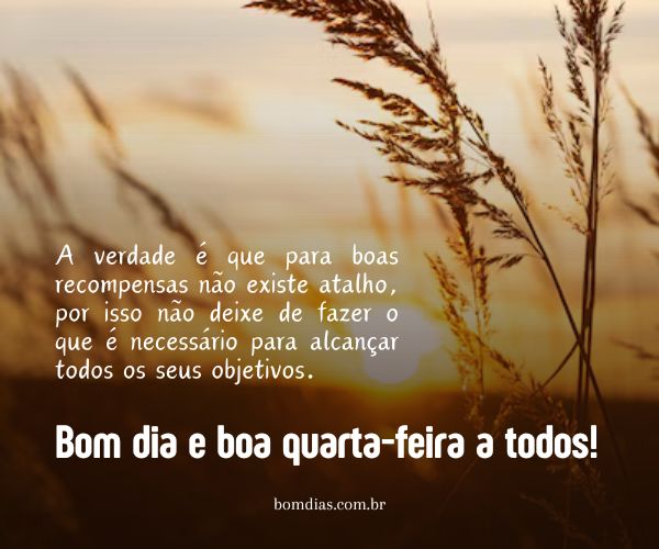 como criar reflexão bom dia quarta-feira