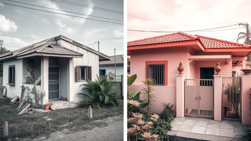 restauração de pisos de taco em casas antigas