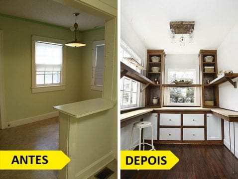 reforma apartamento antigo vs moderno