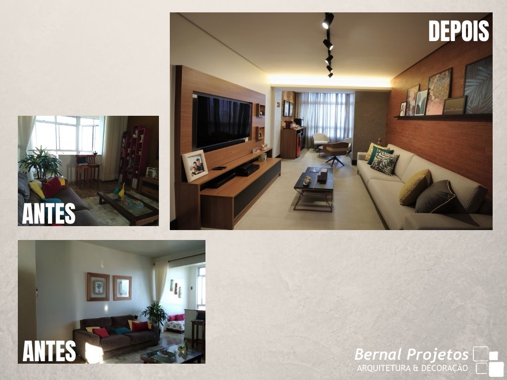 inspiração reforma apartamento antigo antes e depois