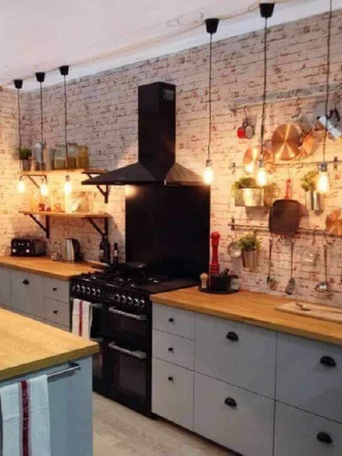 Decoração Industrial com Tijolinho: Combinações Essenciais para seu Apê