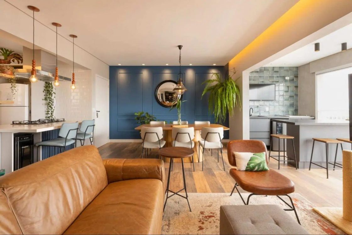 reforma de apartamento antigo com tijolinho aparente