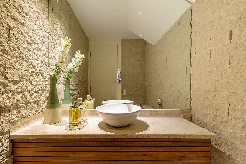 ideias de decoração banheiro casa de praia