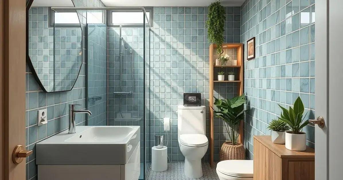 Móveis planejados para otimizar banheiros compactos