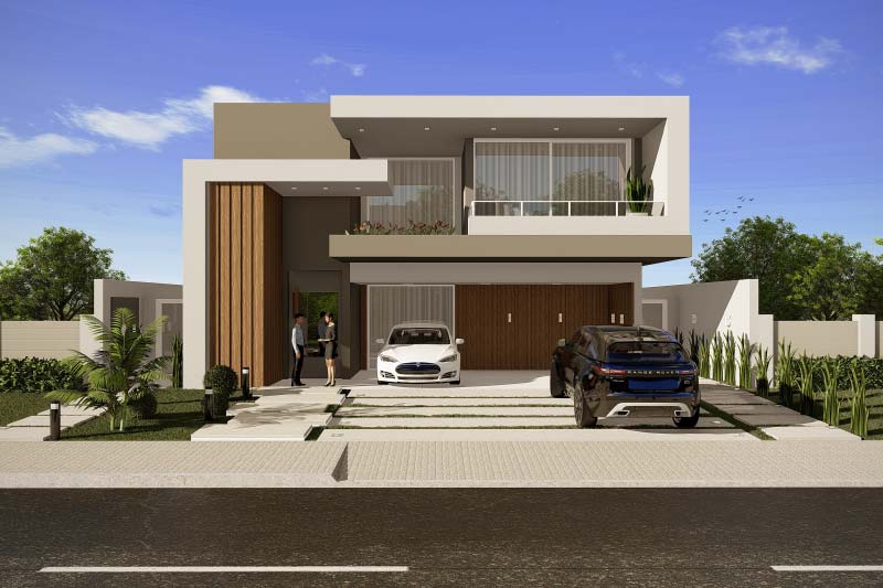 reforma fachada sobrado vs casa térrea