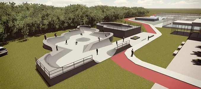 reforma de pista de skate