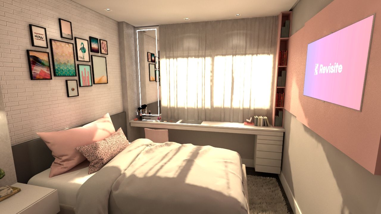 Como reformar quarto de adolescente com escrivaninha gastando pouco