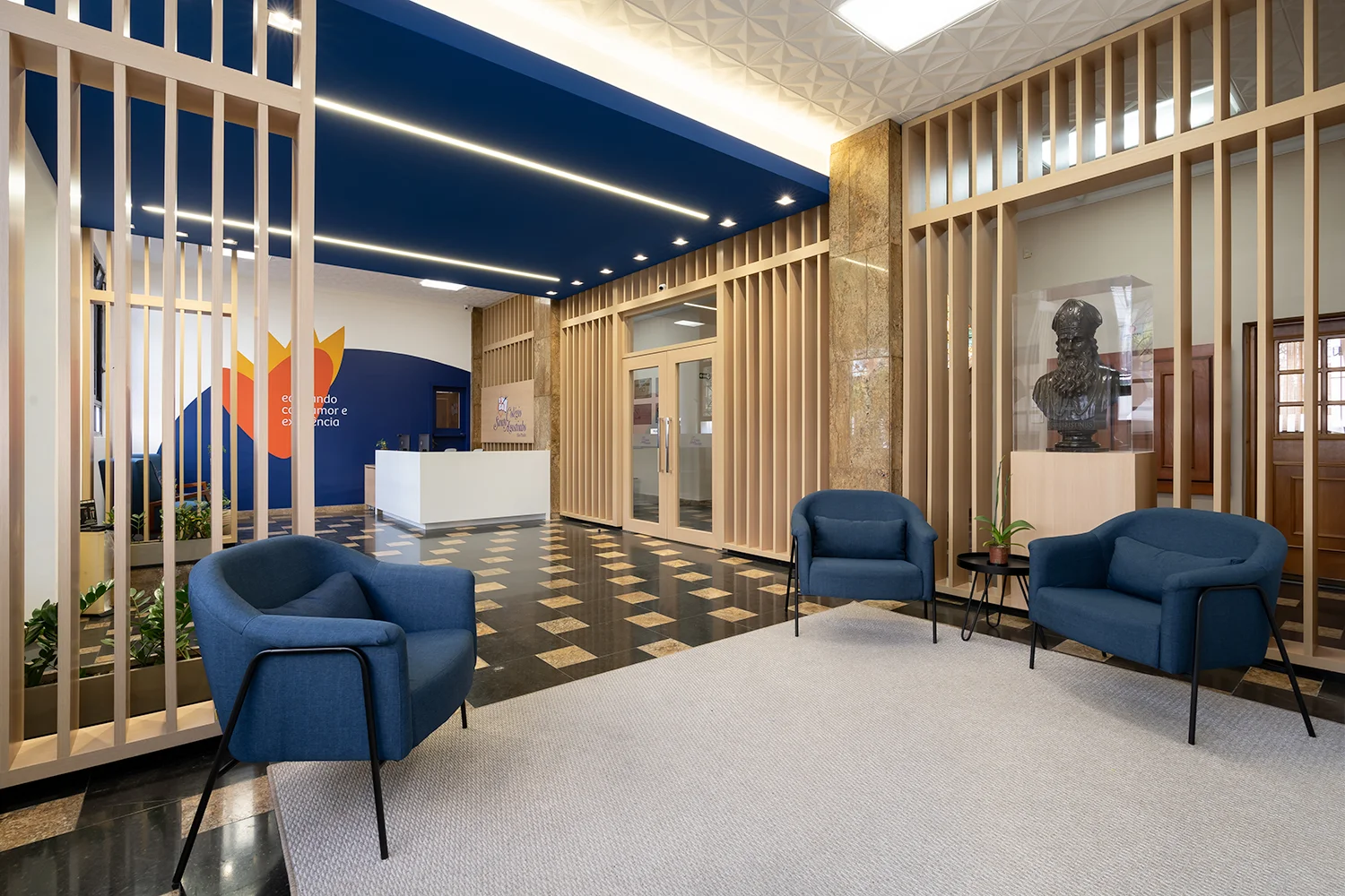 reforma de recepcao de empresa