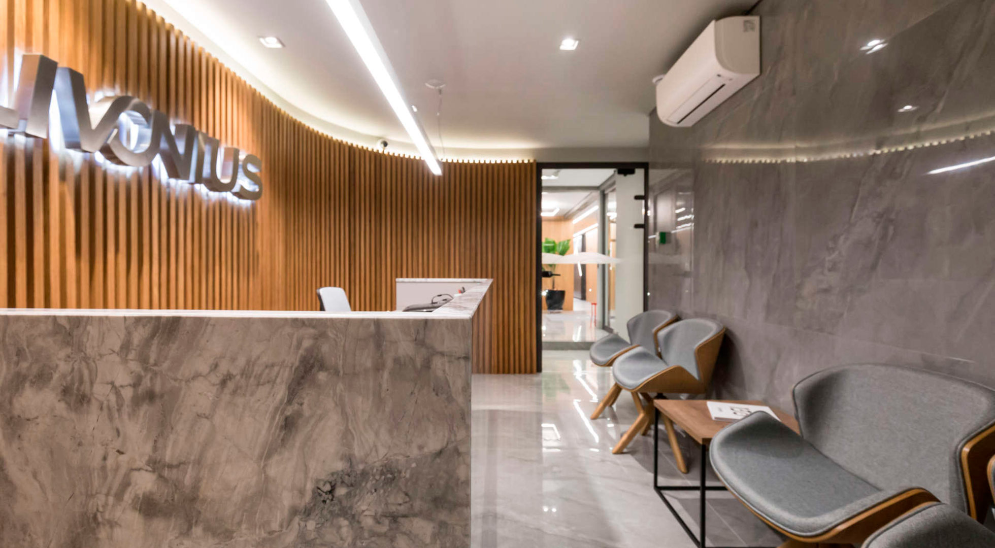 reforma de recepcao de empresa