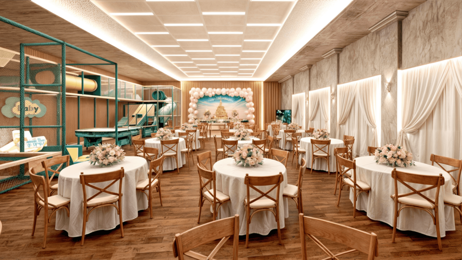 quanto custa reformar um salão de festas pequeno