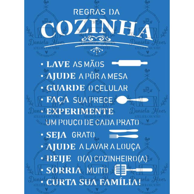 regras de organização da cozinha