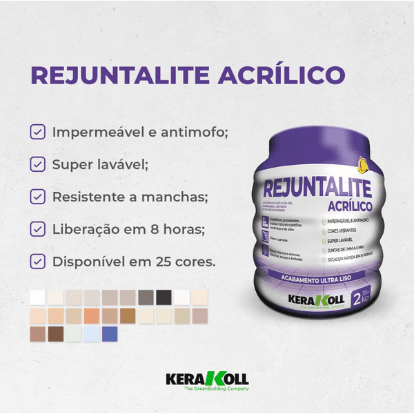 rejunte acrilico
