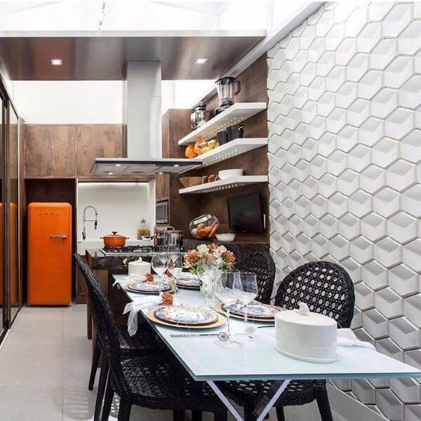revestimento 3D cozinha