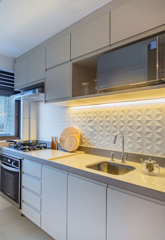 como limpar revestimento 3d de cozinha