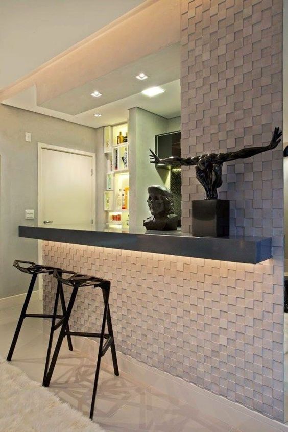 Revestimento 3D na Cozinha: PVC vs. Porcelanato - Qual o Melhor?