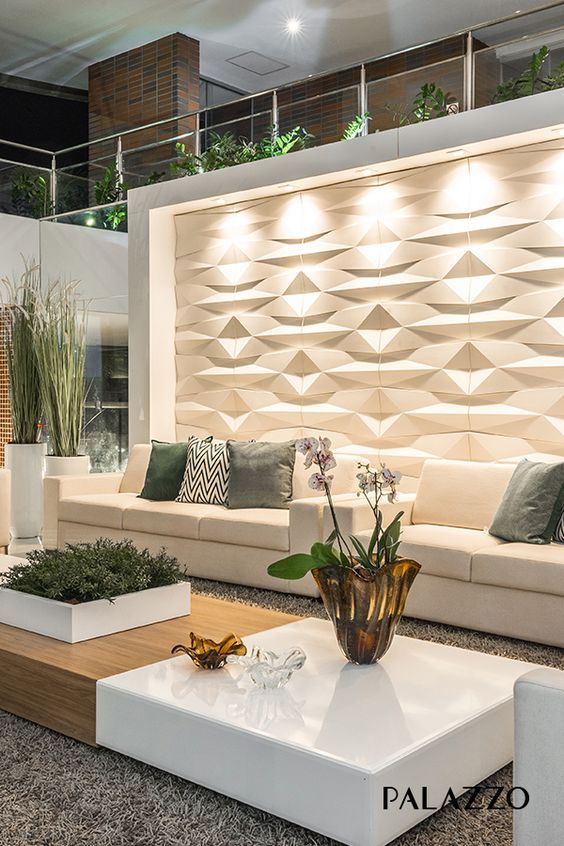 revestimento 3d para sala