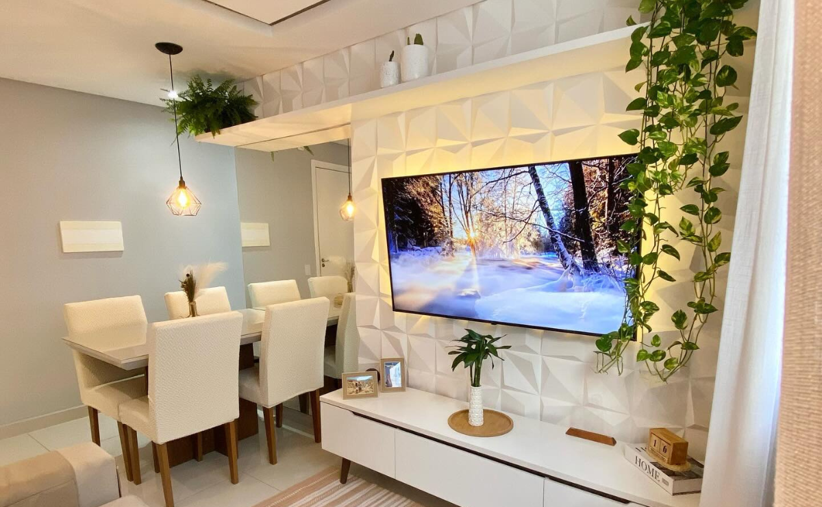 revestimento 3d gesso vs PVC qual o melhor para sala