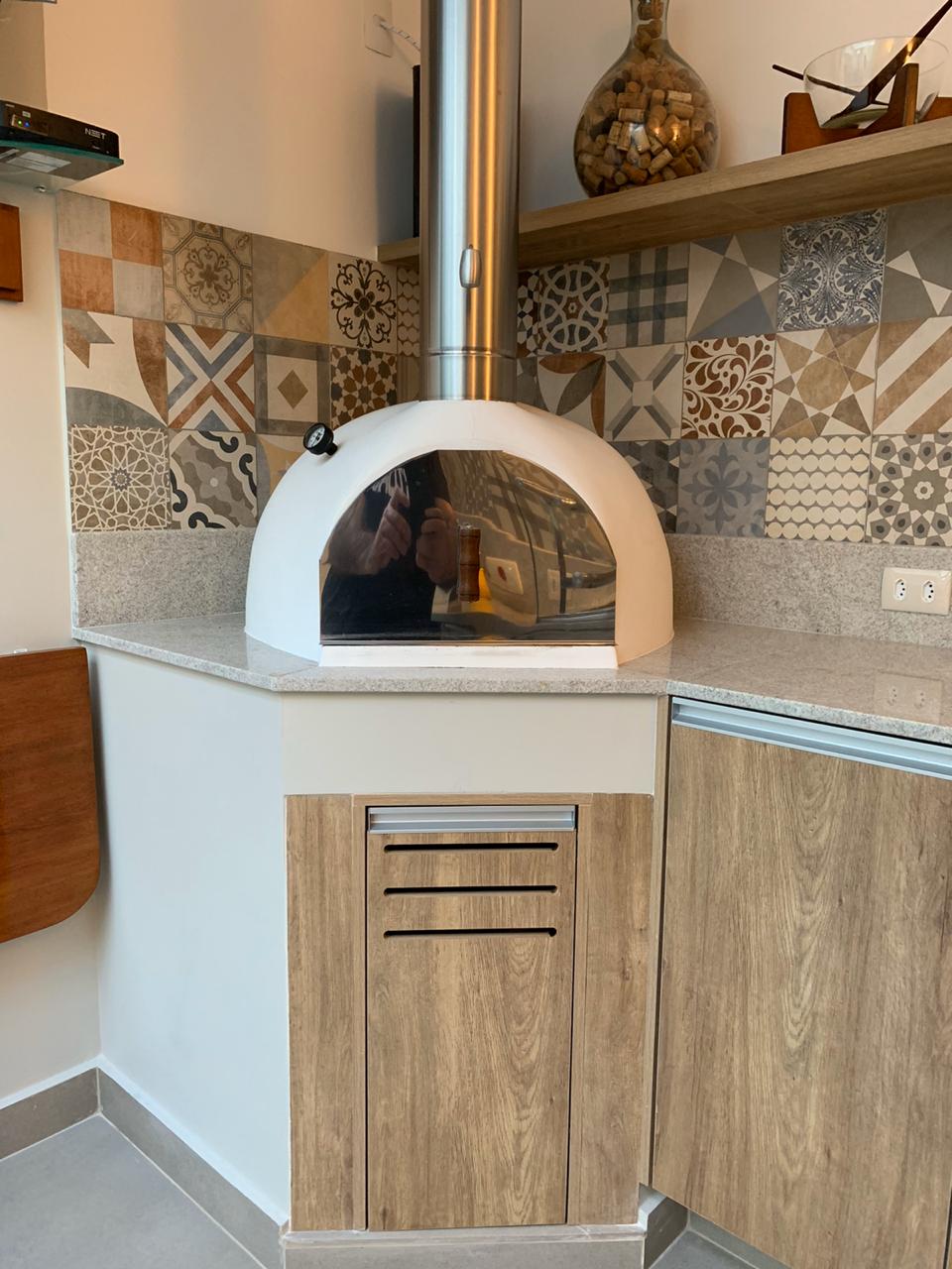 Acabamentos para Forno de Pizza: Mosaico