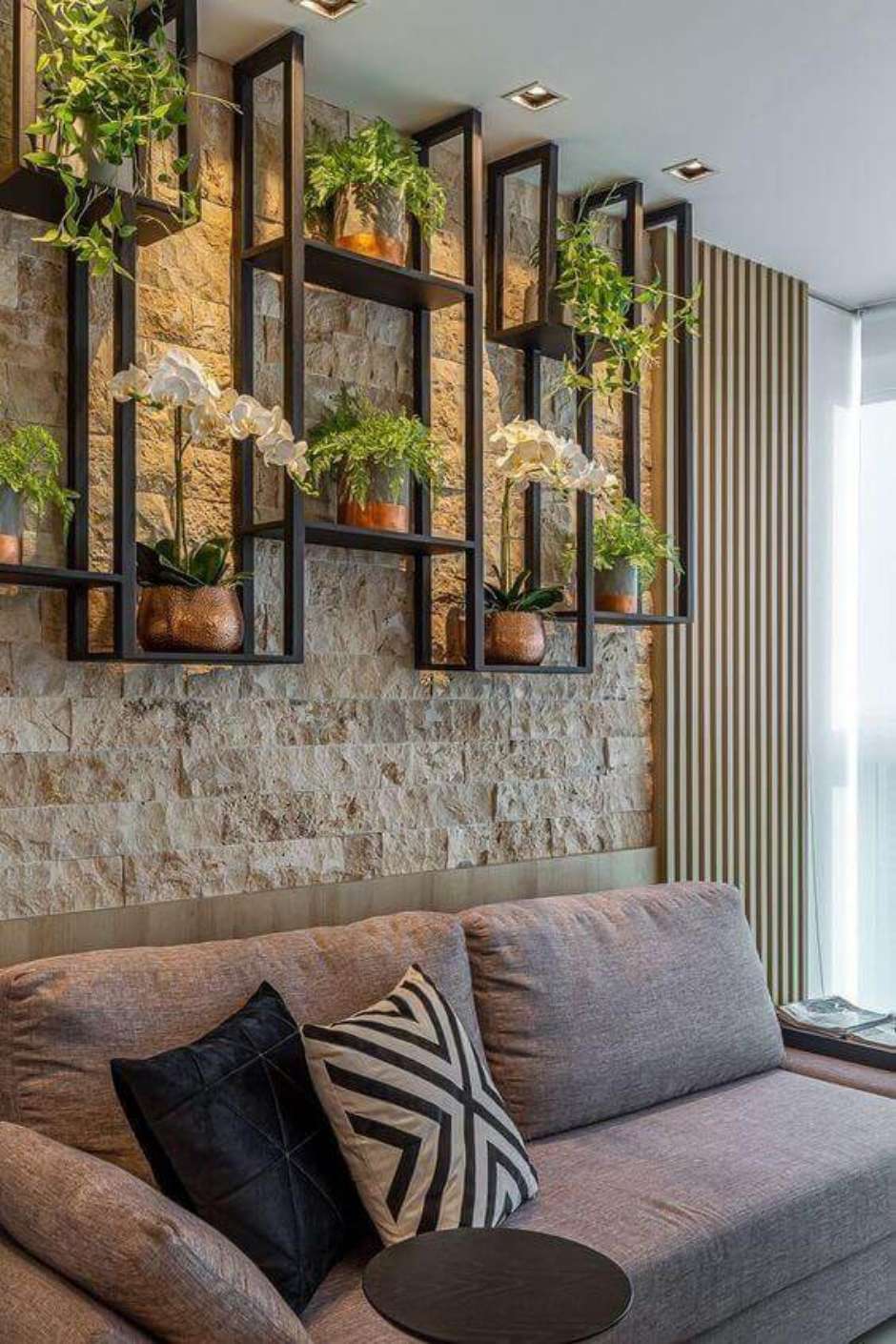 revestimento ripado vs. 3D para sala: qual o melhor