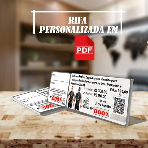 rifa pronta para imprimir