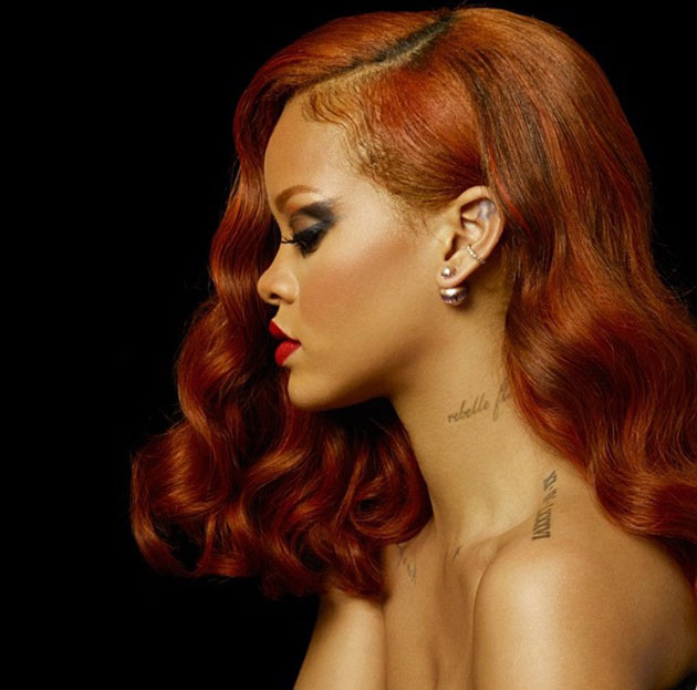 A Evolução dos Cabelos de Rihanna: Do Ruivo ao Preto