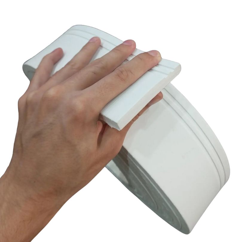 como instalar rodapé autocolante