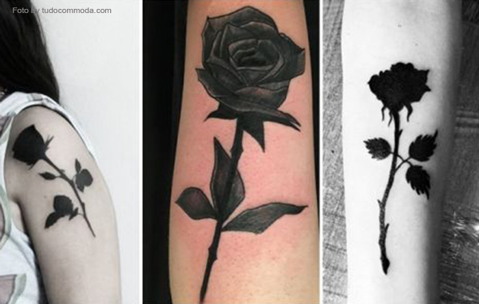 rosa desenho tattoo simples