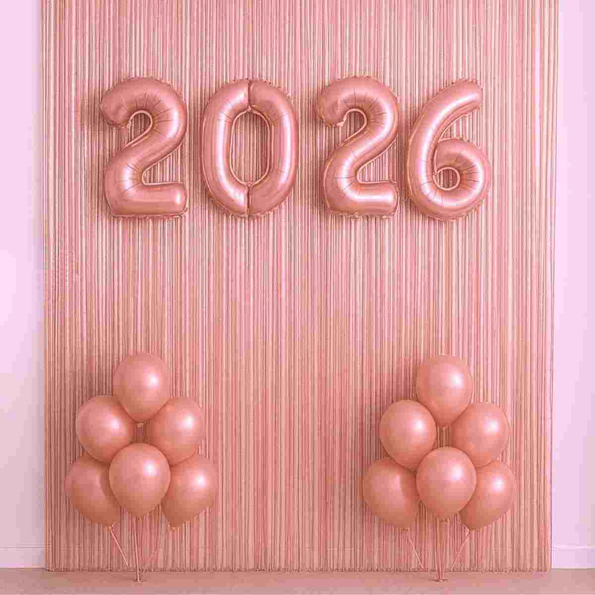 combinação rosa e verde para o ano novo