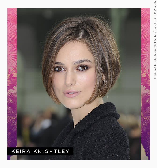 rosto oval corte de cabelo feminino