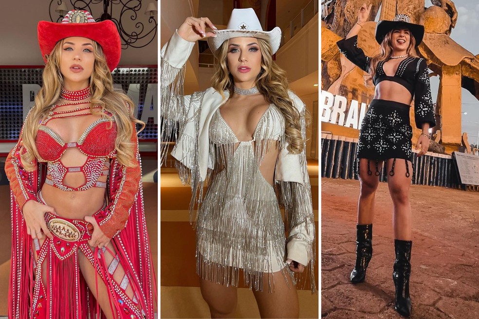 Tendências de franjas e brilho para shows sertanejos